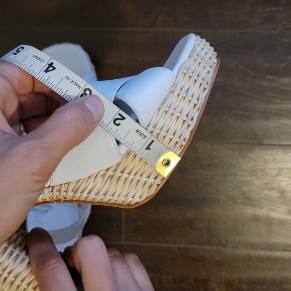 NEW Jeffrey Campbell Whicker Sandals Women 10 Cottagecore Picnic Retro Old Money - Picture 8 of 10